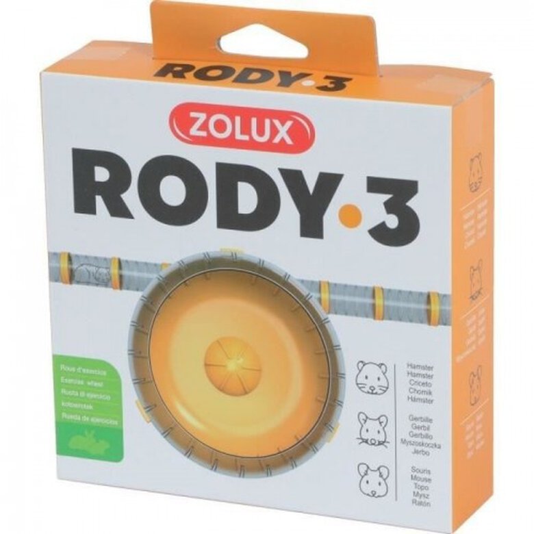 Zolux Rody.3 Rueda Amarilla  para roedores, , large image number null
