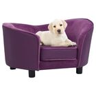 Vidaxl sofá grueso acolchado púrpura para perros, , large image number null