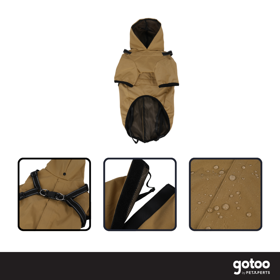 Gotoo Chaqueta Impermeable con Arn&eacute;s para perros, , large Imagen numero 3