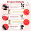 Nobleza Abrigo para Perro Impermeable, Chaquetas Abrigada de Invierno para Perros Mediano Grande, Ropa Reflectante para Perros, Chaleco para Perros Resistente al Viento (Rojo, XXL), , large indicador imagen numero 3