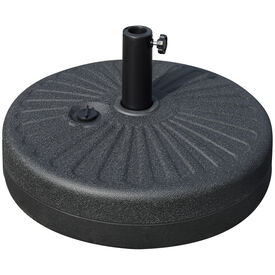 Outsunny Base de Sombrilla Negro para exterior