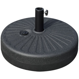 Outsunny Base de Sombrilla Negro para exterior