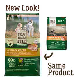 True Origins Wild Puppy Country Water Pollo y Salm&oacute;n pienso