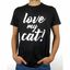 Camiseta hombre "Love my cat" color Negro, , large indicador imagen numero 2