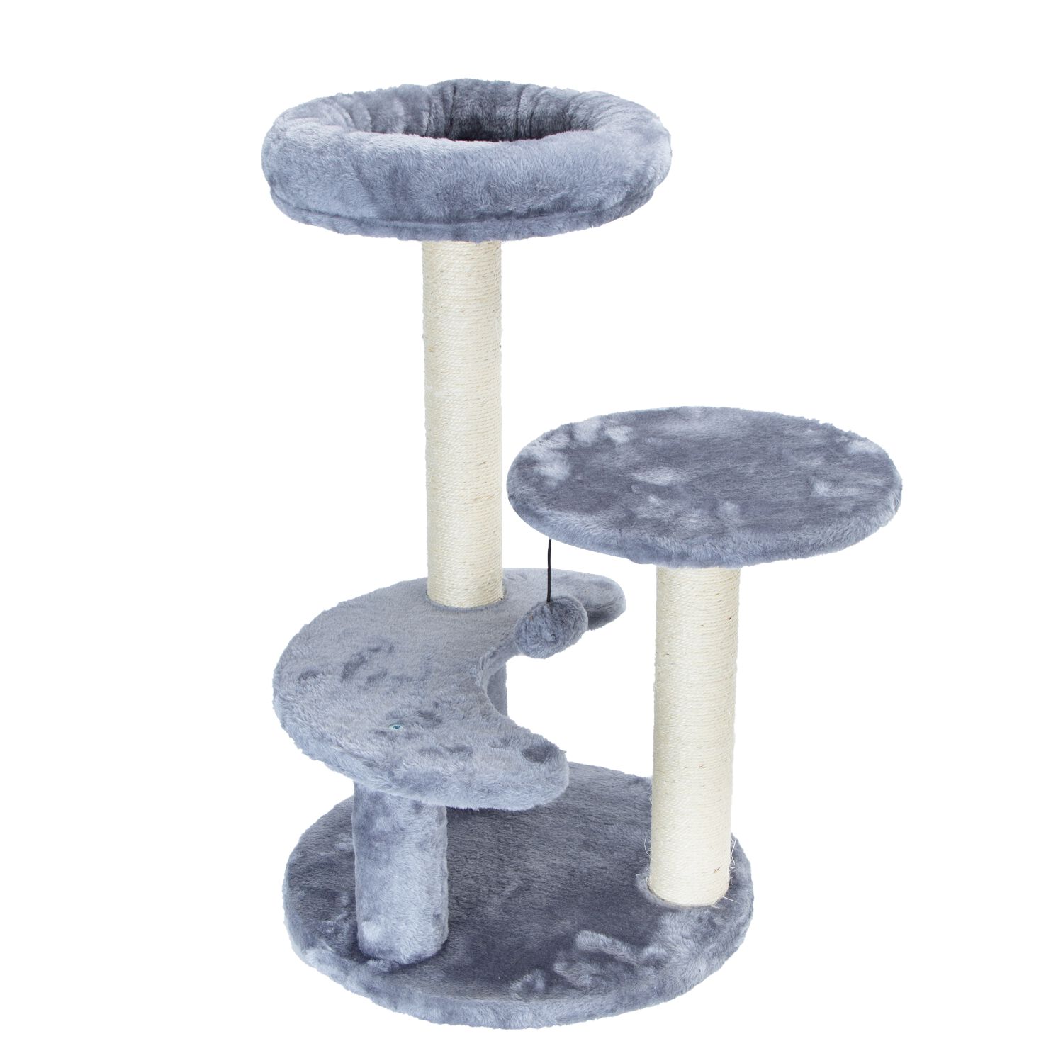 Nobleza - &Aacute;rbol Rascador para Gatos Medidas: 40 * 40 * 65 cm, Color：Gris, , large Imagen numero 1