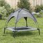 vidaXL Cama para perros con dosel antracita tela oxford y acero, , large indicador imagen numero 6
