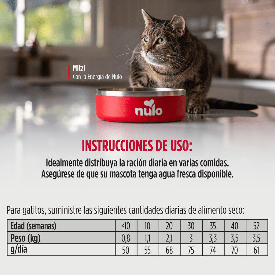 2 kg Nulo Baked & Coated Pienso Pollo Pavo y Pato para gatitos, , large Imagen numero 2