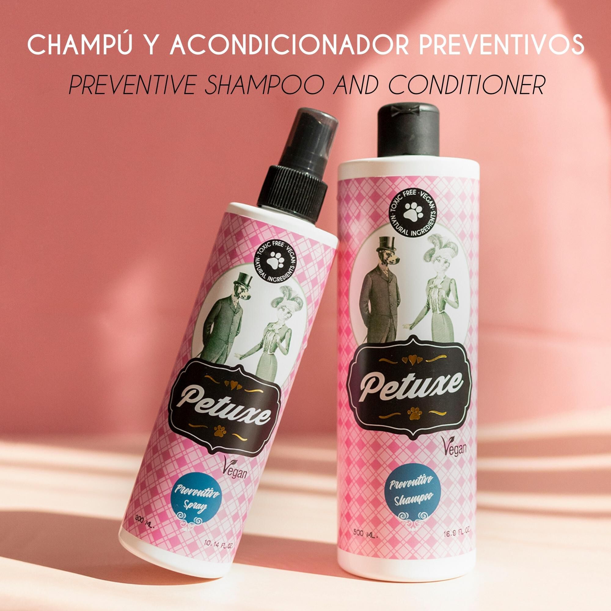 Petuxe pack champ&uacute; y spray preventivo para todas las razas (perros y gatos), , large Imagen numero 3