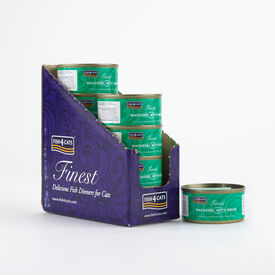 Fish4Cats Filete para gato – Caballa con calamar 70 g (pack de 10)