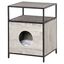 PawHut casa de madera y mesa auxiliar para gatos, , large indicador imagen numero 1