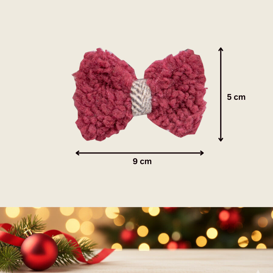 Wonder Christmas Pajarita Navide&ntilde;a Roja para perros, , large Imagen numero 4