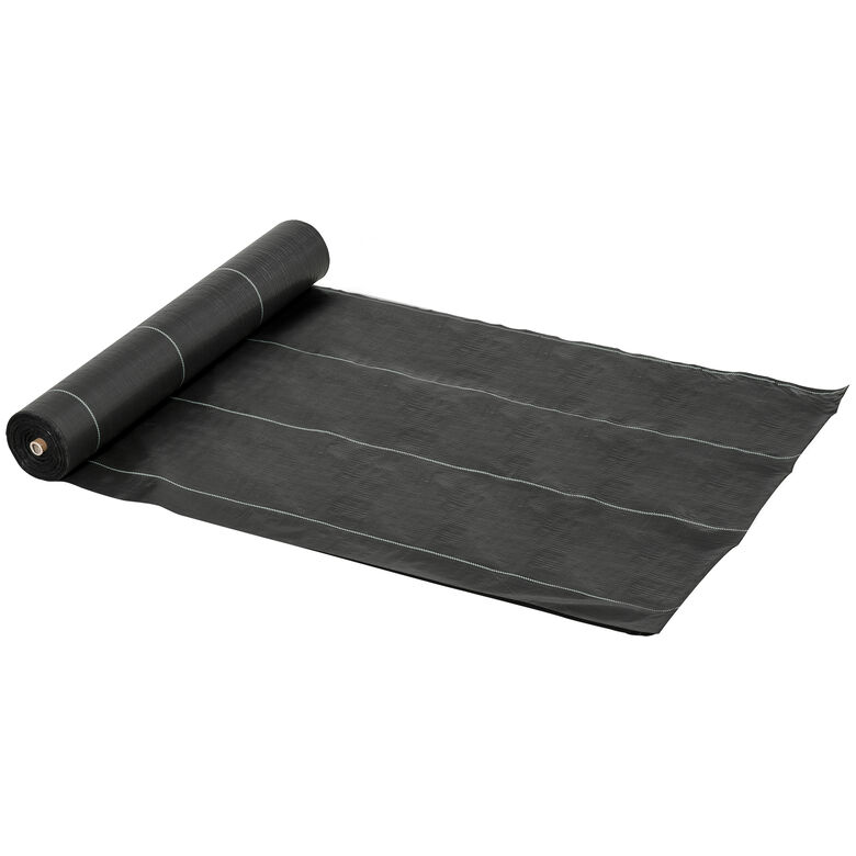 Outsunny Malla Antihierbas Geotextil Antimaleza color Negro thumbnail
