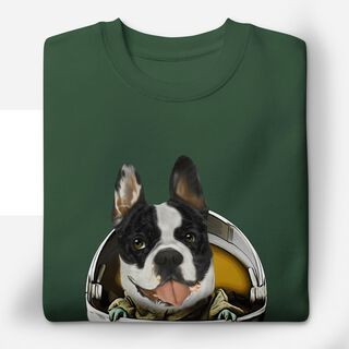 Mascochula Sudadera Verde personalizada Unisex