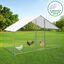 Jaula Aves de Corral Valla Cercado Caja Pollos Acero Pollos 3m x 2m x 2m, , large indicador imagen numero 2