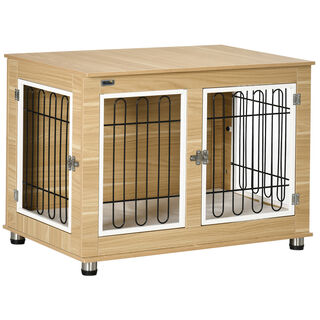 PawHut Jaula para Perros Roble