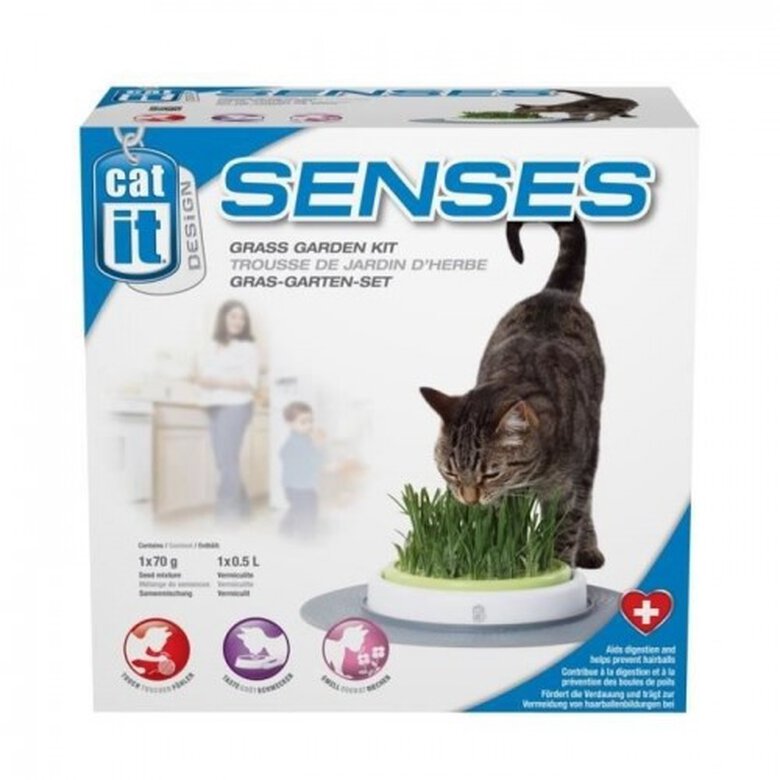 Catit Senses Grass Kit Germinador para gatos, , large image number null