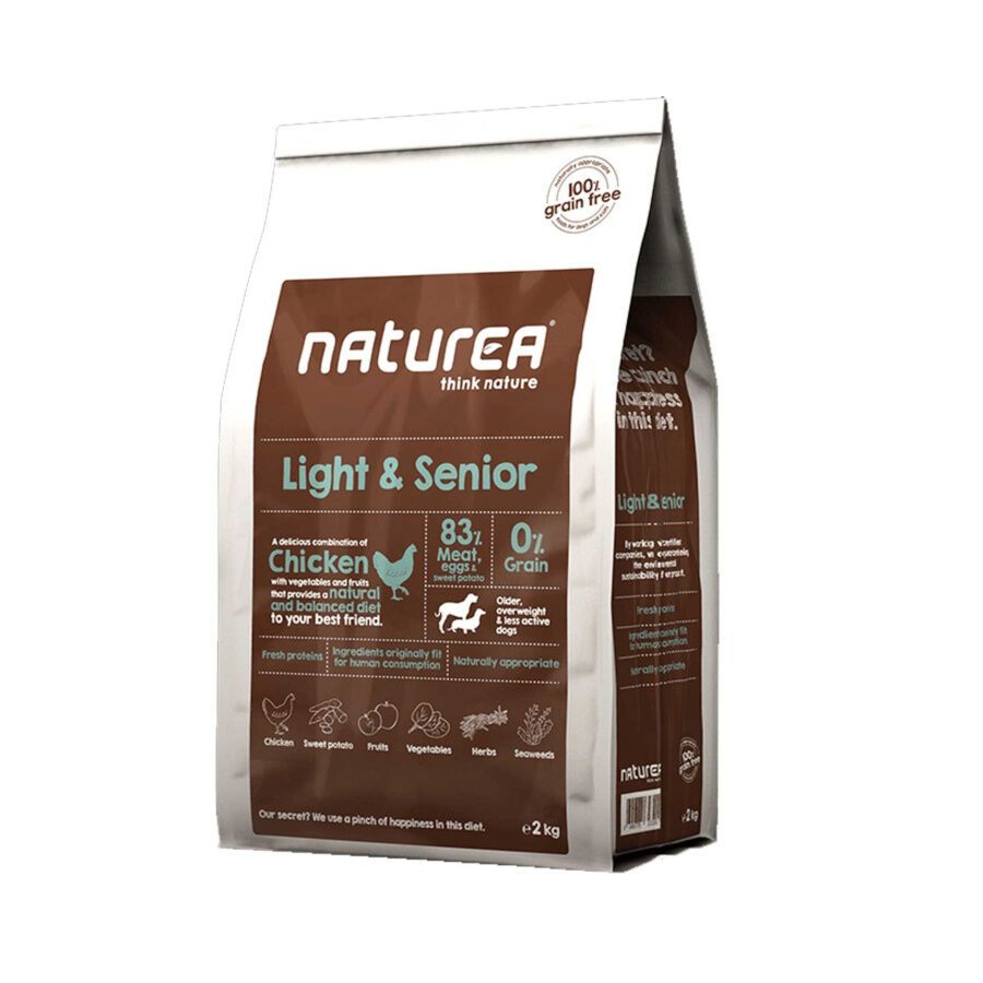 12 kg Naturea Light y Senior Think Nature Pollo pienso para perros, , large Imagen numero 1