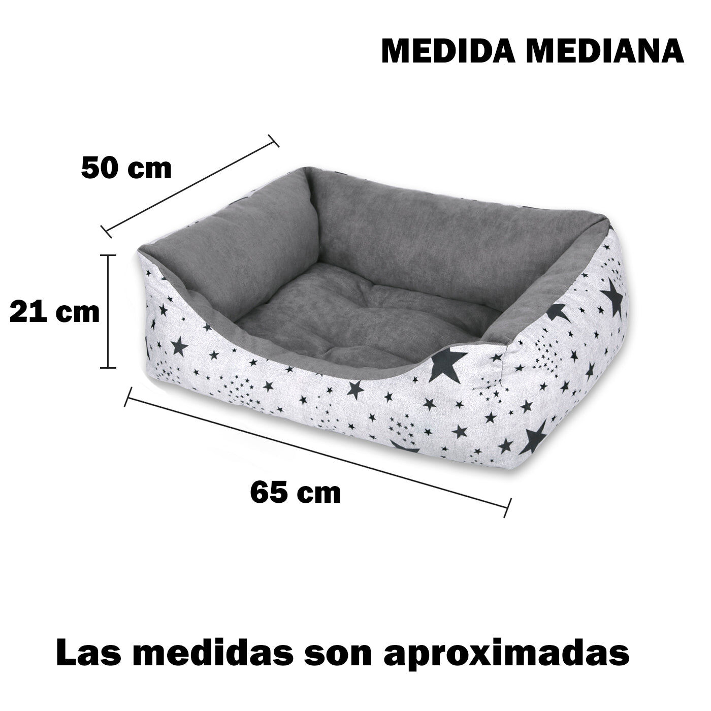 Home Mercury Cama con Estampa de Estrellas para Perros thumbnail