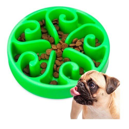 Edipets comedero antivoracidad y antiahogamiento verde para perros, , large Imagen numero 1