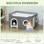 PawHut Casa para Gatos Gris, , large indicador imagen numero 4