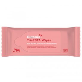 Pack de 24 toallitas antimicrobianas para mascotas