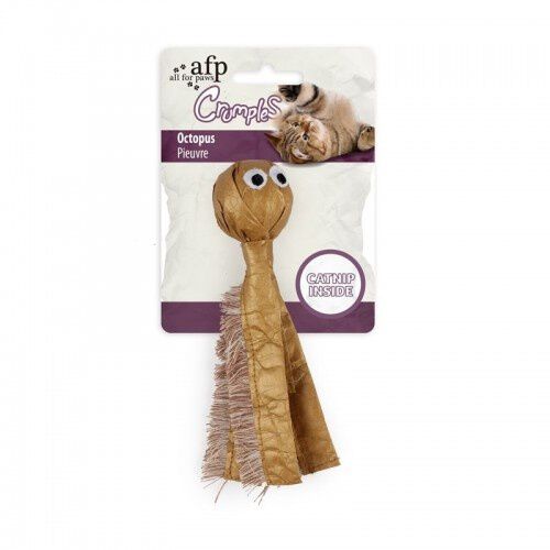All for paws pulpo dorado crumples para gatos, , large Imagen numero 1