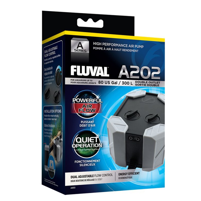 Fluval Bomba de Aire A202 300 L para acuarios, , large image number null