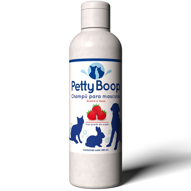 Petty Boop Champú con aceite de argán aroma fresa para mascotas thumbnail