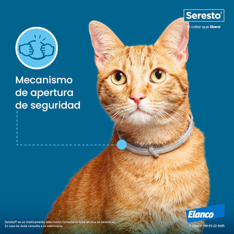 Seresto Collar Antiparasitario gatos Adultos