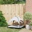 vidaXL Cama Elevada para Perro  con Techo Desmontable Gris Plateado Acero, , large indicador imagen numero 17