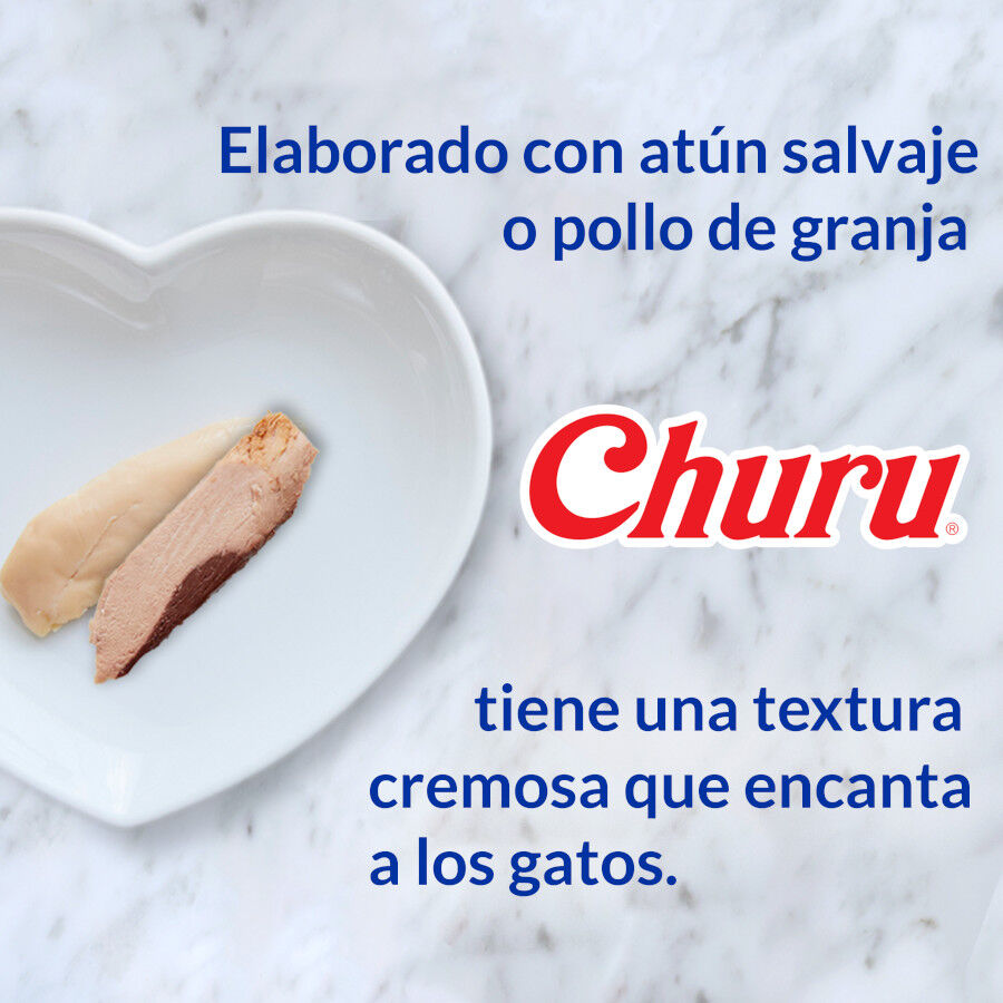 20 sobres x 14 g Churu Variedades de At&uacute;n con Marisco Snack L&iacute;quido para gatos, , large Imagen numero 6