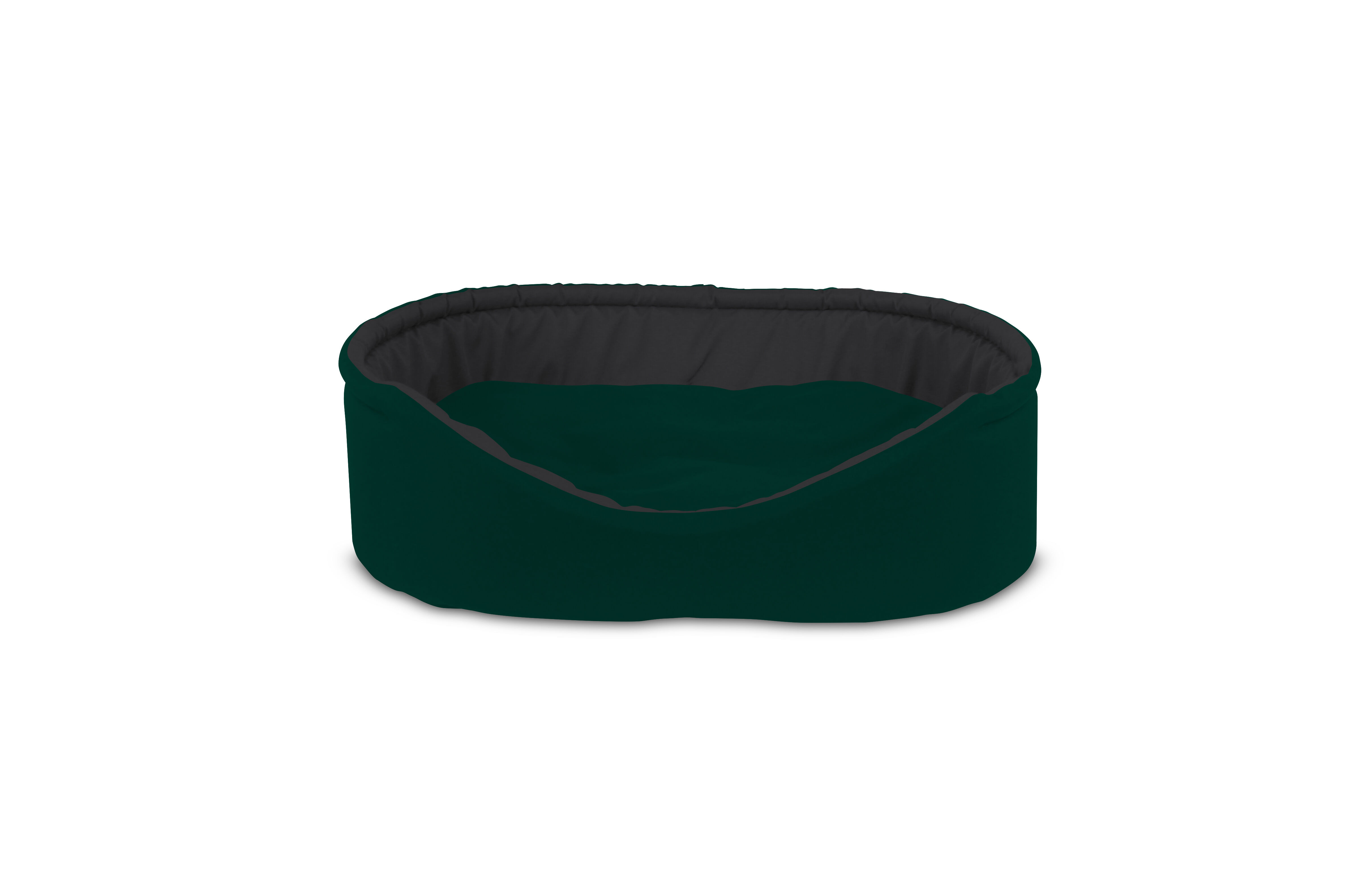 Gauty Cama Oval para Perros y Gatos  Tela Impermeable - Negro y gris, , large Imagen numero 1