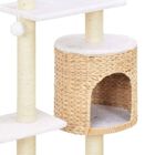 Rascador con felpa y sisal para gatos color Marrón, , large image number null