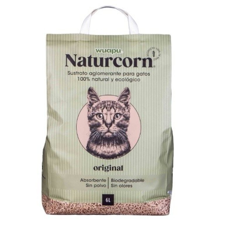 Wuapu Naturcorn arena natural de maiz para gatos, , large image number null