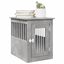 vidaXL Jaula para perros madera ingeniería gris hormigón 55x75x65 cm, , large indicador imagen numero 12