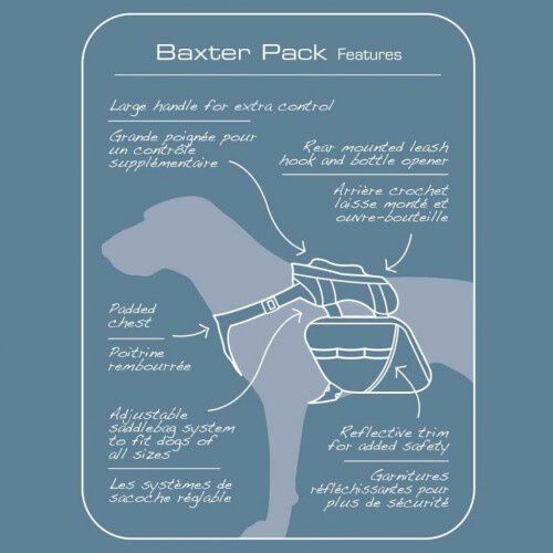 Mochila con alforjas para perros color Rojo, , large Imagen numero 5