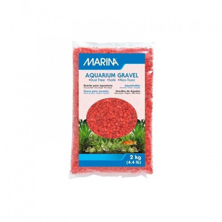 Grava Marina para acuarios color Naranja