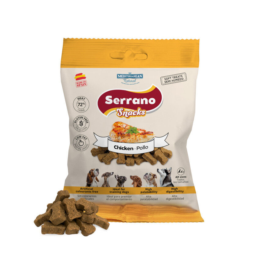 85 g Mediterranean Natural Serrano Galletas Pollo para perros, , large Imagen numero 2