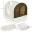 PawHut Caja de Arena para Gatos Arenero Cerrado para Gatos, , large indicador imagen numero 3