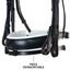 Cabezal inglés con doble rienda Los Nietos. Color negro- blanco. Equipamiento para el caballo. Producto de Guarnicionería, , large indicador imagen numero 2