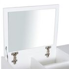 Tocador con taburete y espejo abatible color Blanco, , large image number null