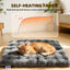 Nobleza Manta Autocalentable para Gatos y Perros Peque&ntilde;os (70 x 50 cm) - Manta T&eacute;rmica de Felpa Suave Tipo Burbuja, Sin Calentamiento El&eacute;ctrico, Esterilla Lavable con Base Antideslizante, Gris, , large indicador imagen numero 2