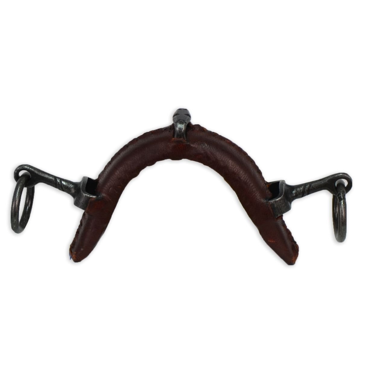 Guarnicioneria Los Nietos Muserola Fragua Forrada Pilares Cortos Color Engrasado Equipamiento Para El Caballo