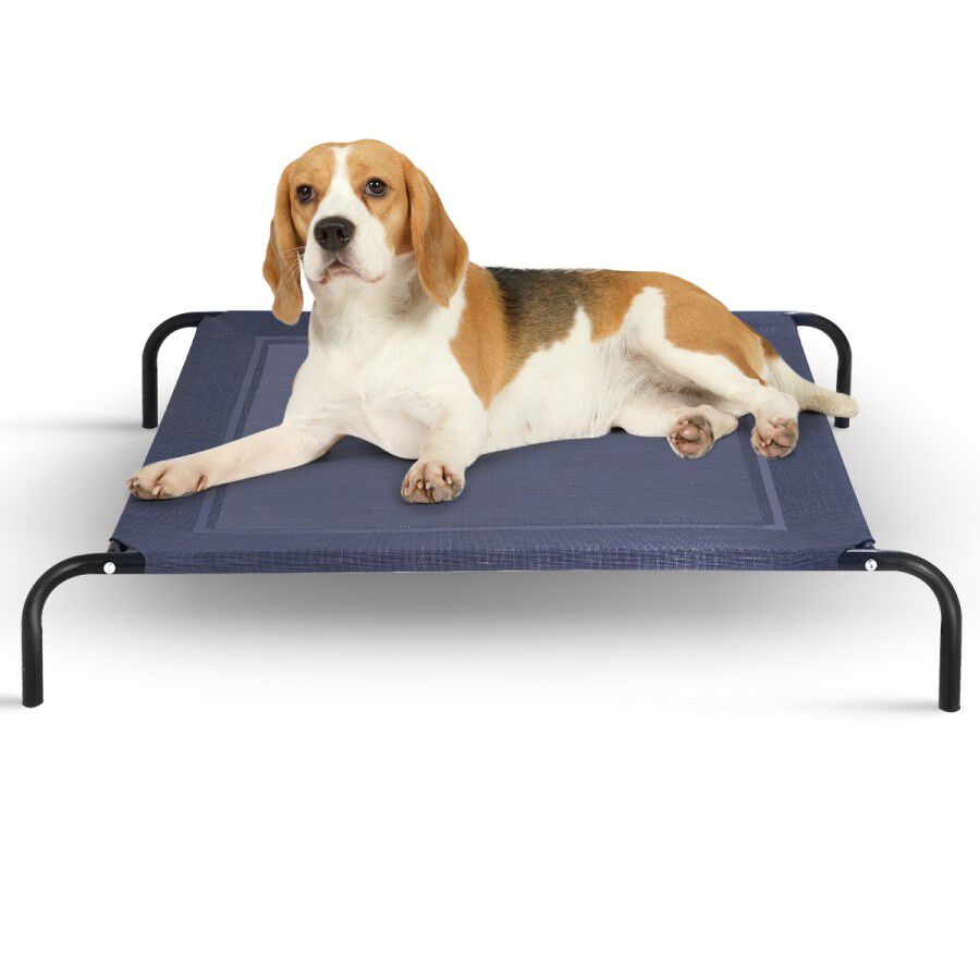 COSTWAY Cama Mascota Perro Gato para Exterior Jardin Terraza Dormir 110 x 80 x 18 CM Cama Elevada, , large Imagen numero 1
