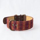 Collar Luca hecho a mano para perros color Rojo/Amarillo/Azul, , large image number null