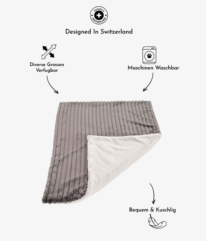 Pet and Co Manta Cuddle Gris Lazy para Perros thumbnail