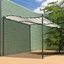 Pérgola de pared curva para el exterior color Crema, , large indicador imagen numero 1