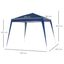 Carpa plegable Pop Up para jardín color Azul, , large indicador imagen numero 3