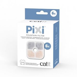 Filtro para bebederos fuente PIXI 6 unidades