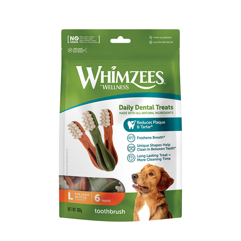 Whimzees Snacks Dentales para perros de razas grandes, , large image number null
